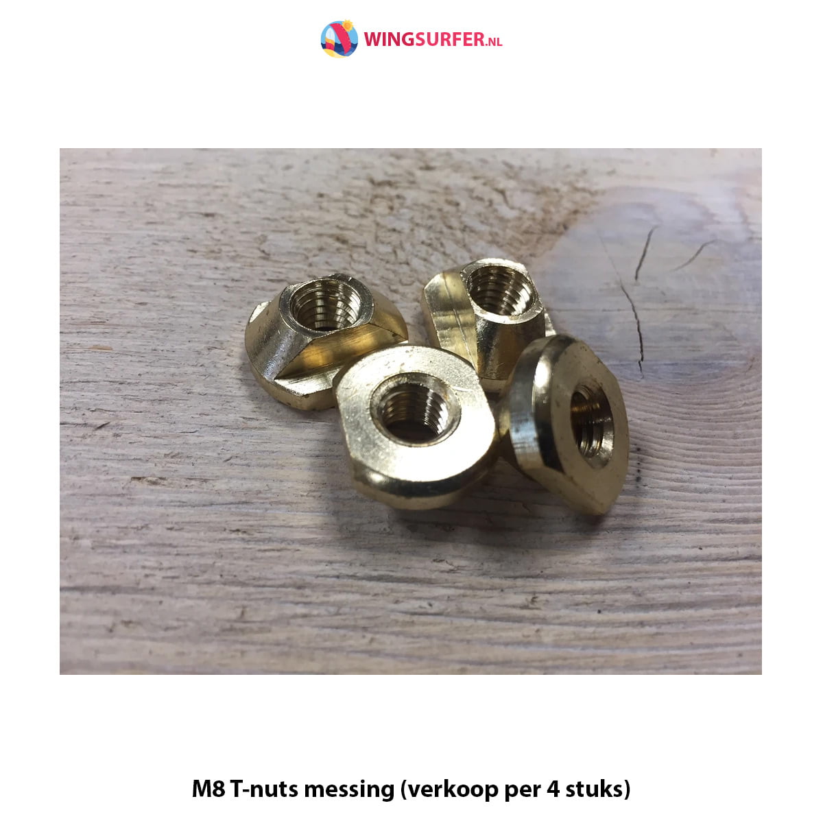 M8 messing hydrofoil track t-nuts set los of set met bouten