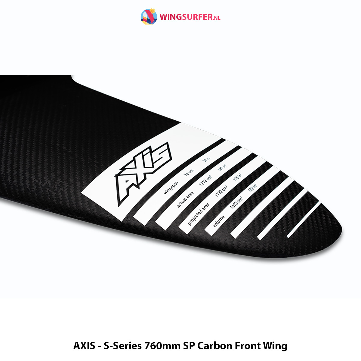 AXIS FOILS - 760mm SP Carbon Front Wing - Afbeelding 4