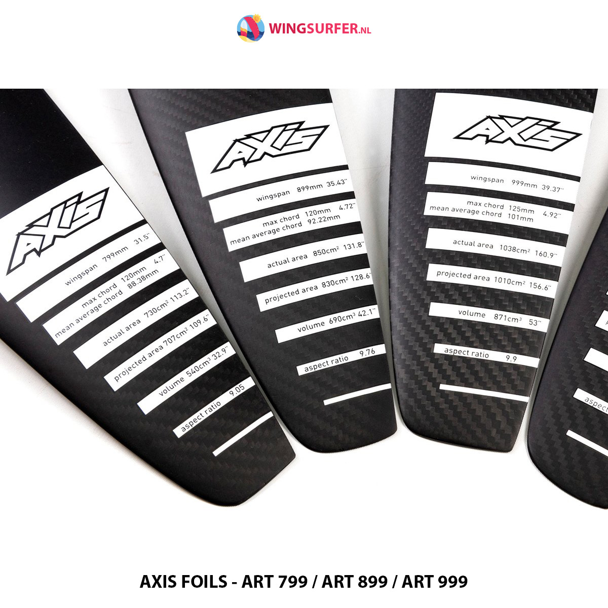 AXIS FOILS - ART 799 Carbon Front Wing - Afbeelding 2