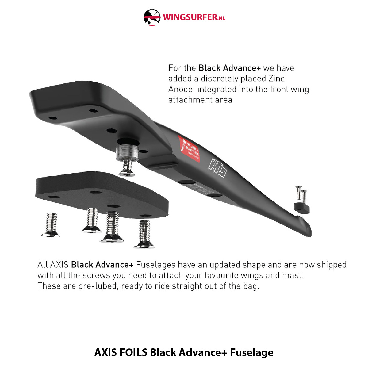 AXIS FOILS Black Advance+ 60 Fuselage - Afbeelding 3