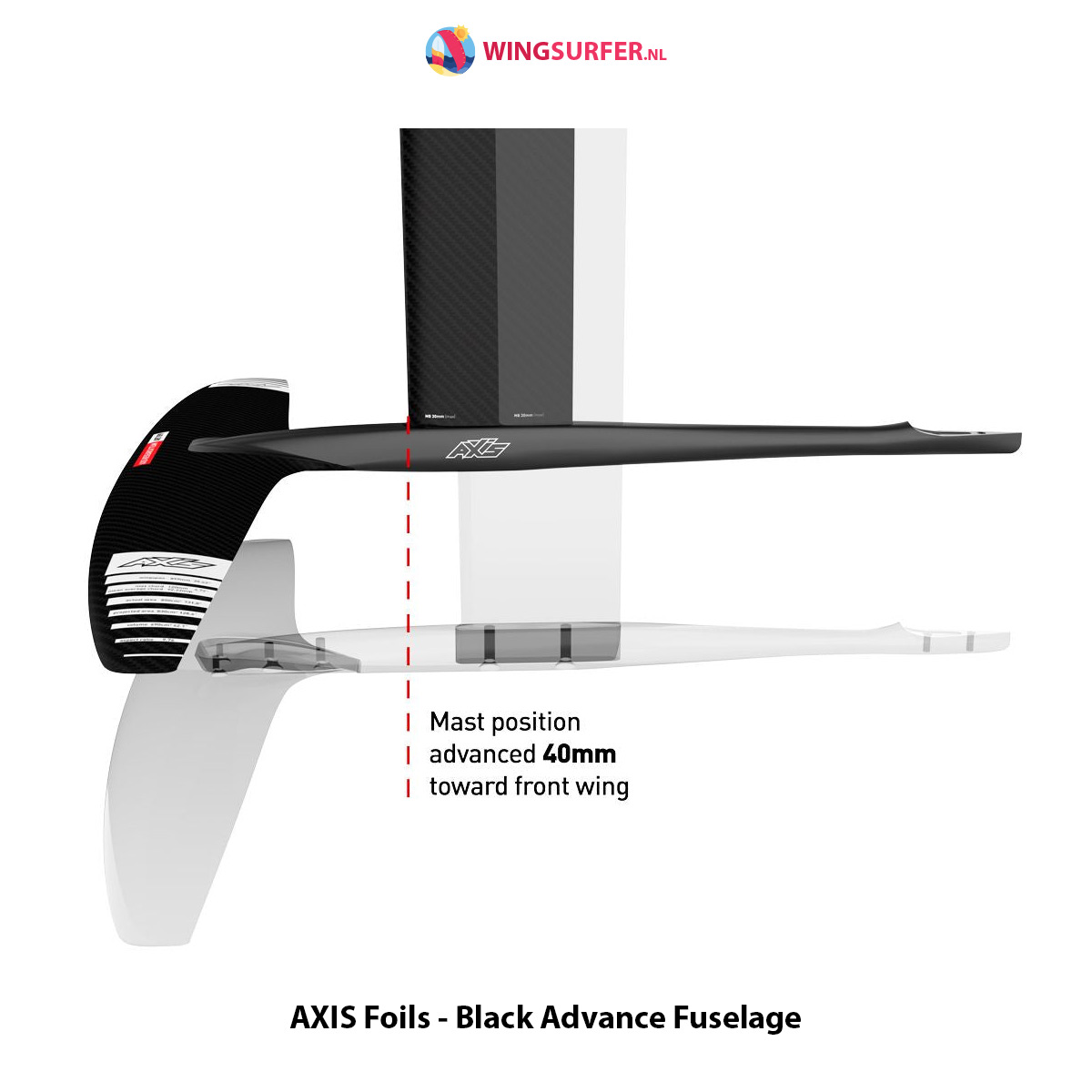 AXIS FOILS Black Advance+ 60 Fuselage - Afbeelding 5