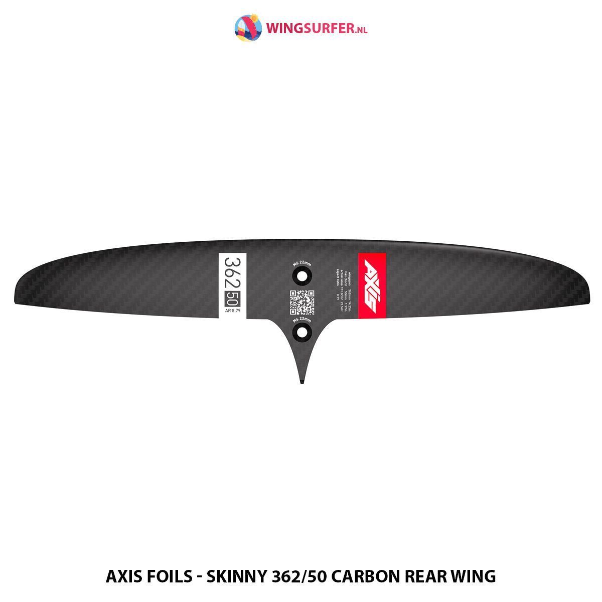 AXIS FOILS Skinny - 362/50 Carbon Rear Wing - Afbeelding 2