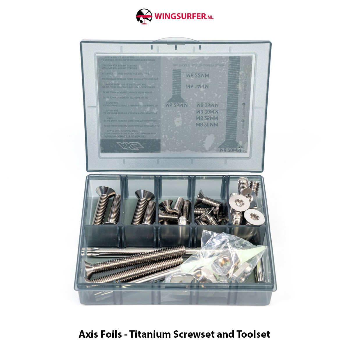 Axis Foils Titanium Screwset and Toolset - Afbeelding 2