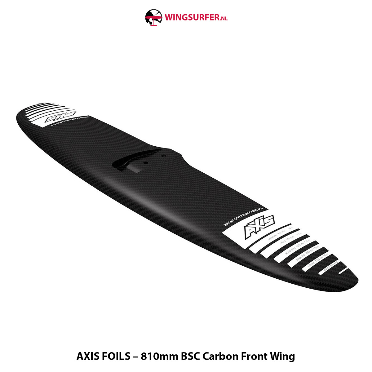 AXIS FOILS – 810mm BSC Carbon Front Wing