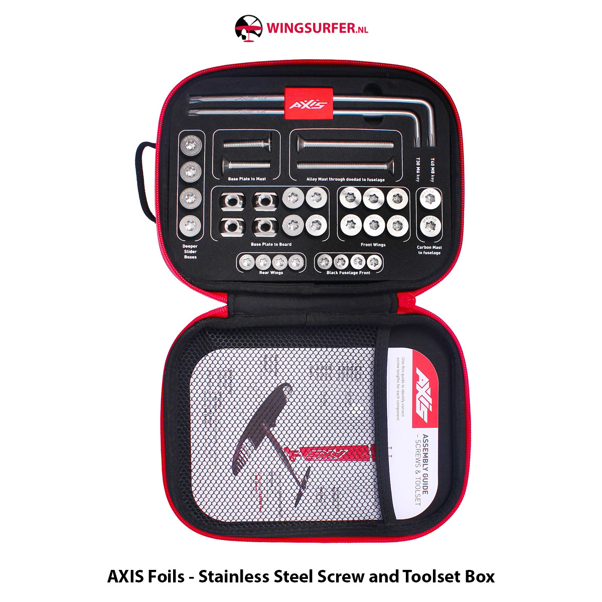 Axis Foils Stainless Steel Screw and Toolset Box - Afbeelding 2
