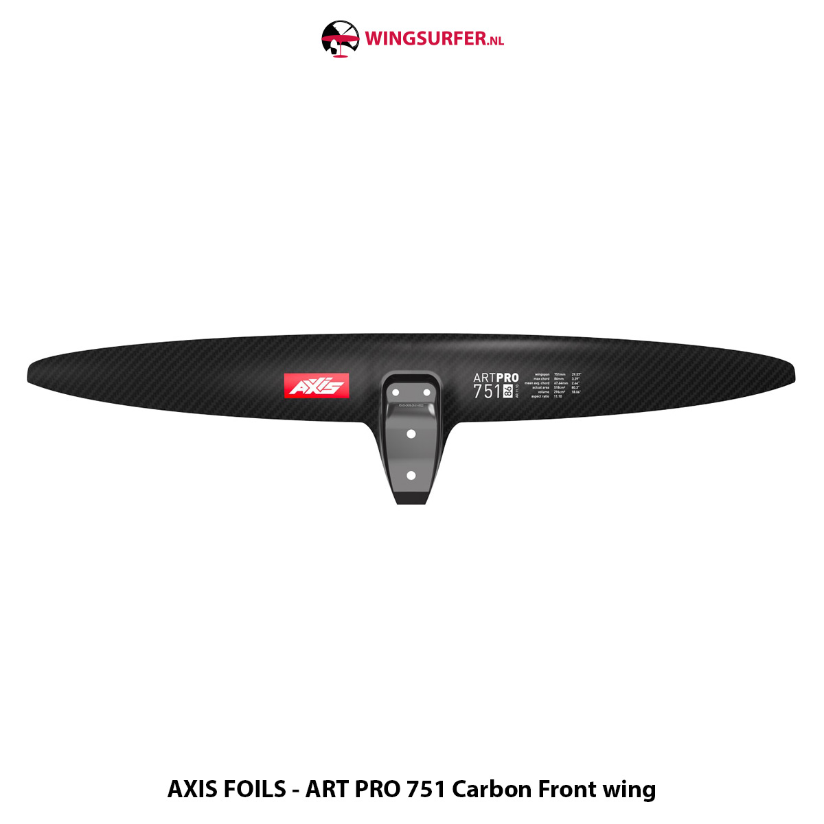 AXIS FOILS ART PRO 751 Carbon Front Wing - Afbeelding 2