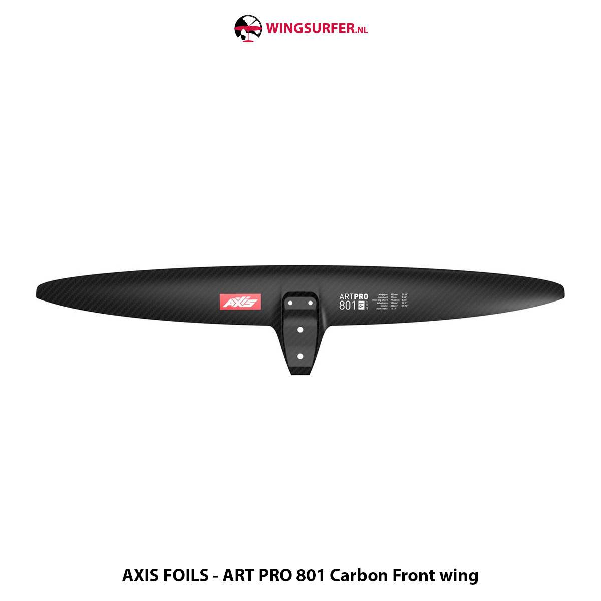 AXIS FOILS ART PRO 801 Carbon Front Wing - Afbeelding 2
