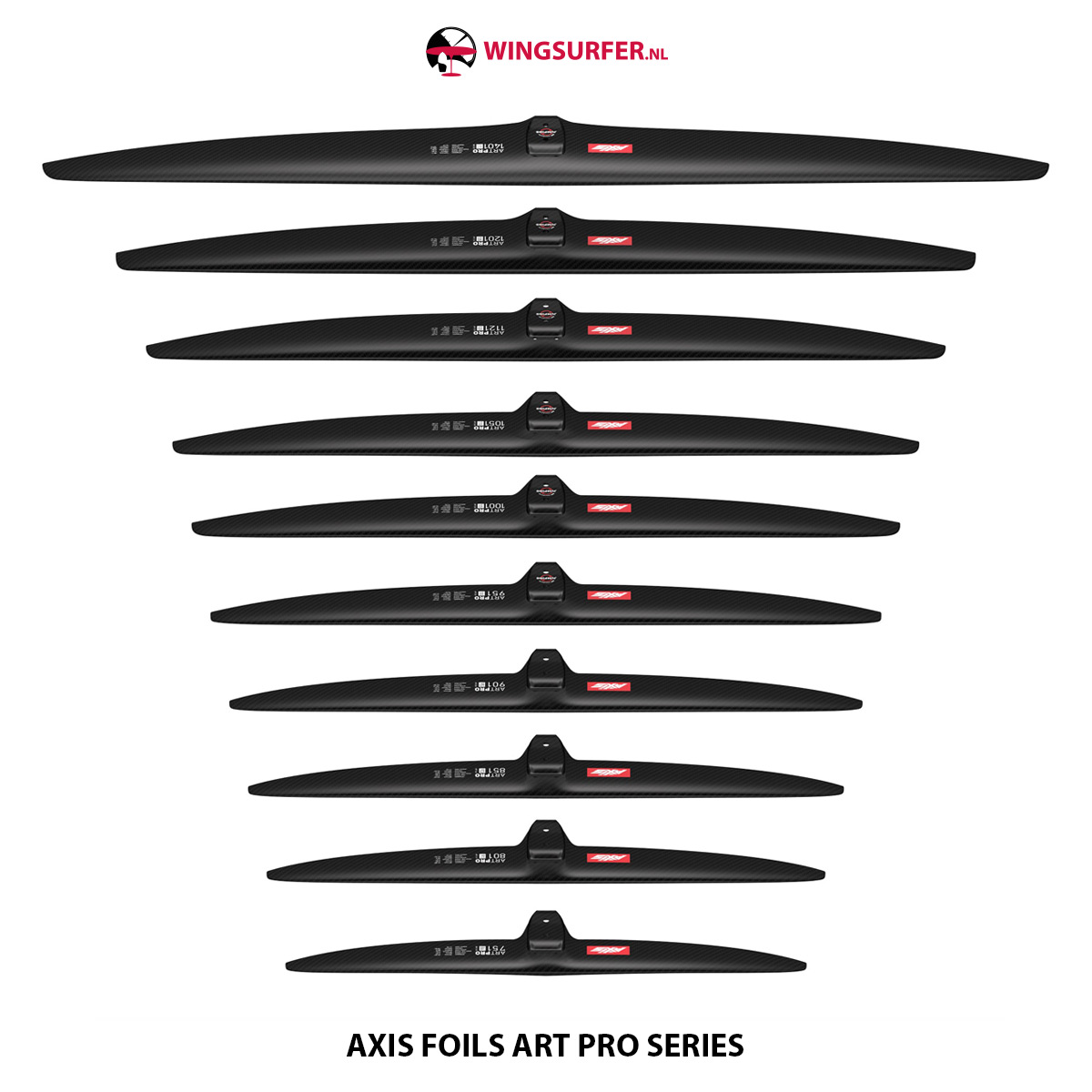 AXIS FOILS ART PRO 801 Carbon Front Wing - Afbeelding 4