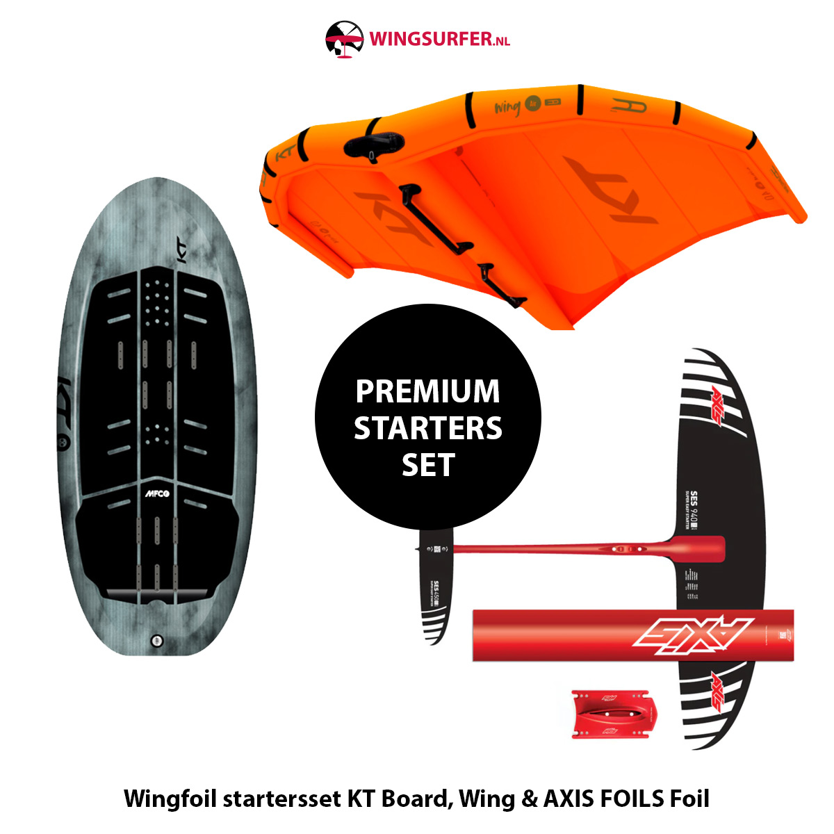 Premium starters wingfoil set