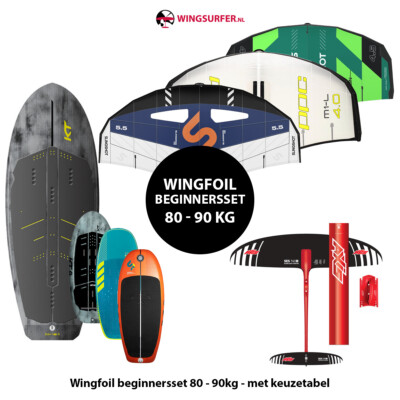 Wingfoil beginnersset 80 - 90kg