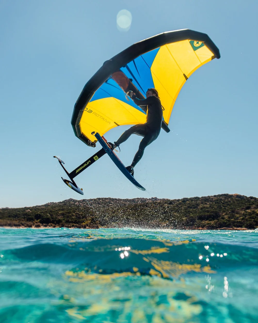 Unifiber Impulse 6'0 (FCD) & Wing, 2000 Front Wing Foil and Leash - Afbeelding 5
