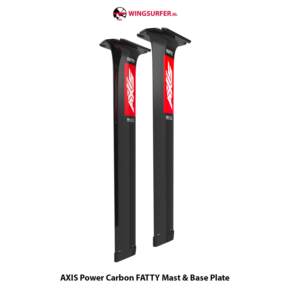 AXIS FOILS Power Carbon FATTY Mast & Base Plate - Afbeelding 2