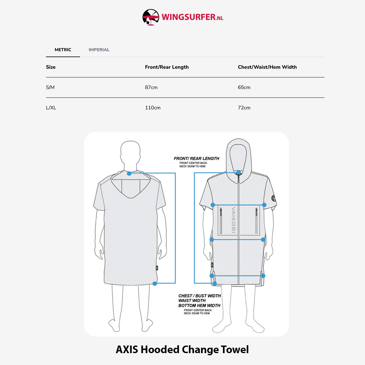 AXIS Hooded Change Towel - Afbeelding 3