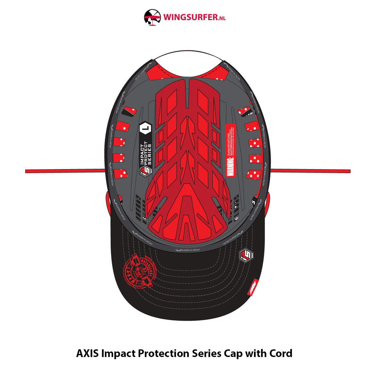 AXIS Impact Protection Series Cap with Cord - Afbeelding 2