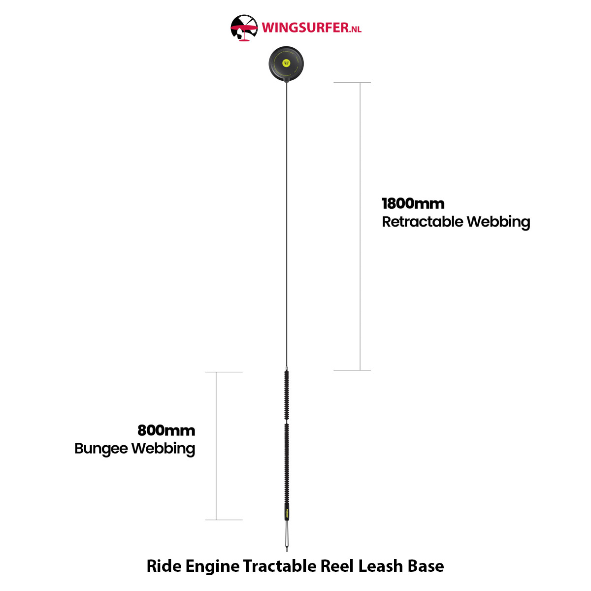 Ride Engine Tractable Reel Leash Base - Afbeelding 3